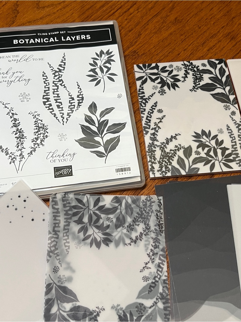 Stampin’ Up! Botanical Layers Stamp Set + Lovely Layers Vellum NEW